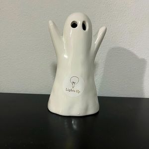 Halloween Light Up Ceramic Ghost